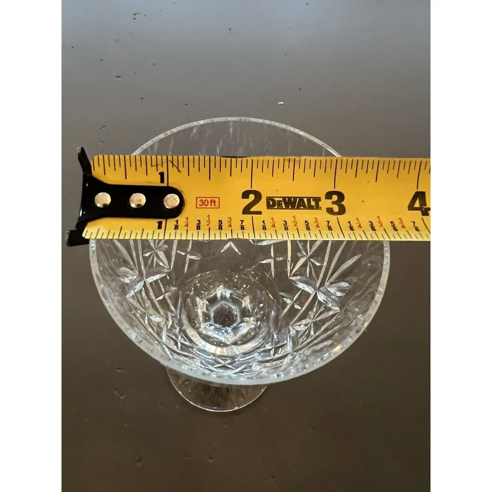 Vintage Kosta Boda Helga Tall Water Goblets Set of 5 Swedish Crystal 7.5”